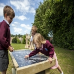 School Sand Pit in Abergavenny/Y Fenni 1