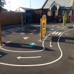 School Sand Pit in Groes-lwyd 5